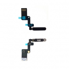 Flex con botón de huellas para iPad Air 4 2020 10.9 A2072 A2316 A2324 A2325/iPad Air 5 Gen 2022 A2588 A2589 A2591 negro