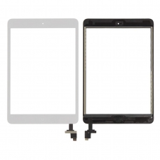 Pantalla táctil con IC y botón home para iPad mini A1432/A1454/A1455/iPad mini 2 A1489/A1490/A1491 blanca