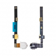 Flex con conector de audio jack blanco para iPad mini 3