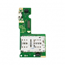 Placa auxiliar de carga con componentes para Lenovo Tab M10 HD TB-X505F