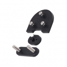 Almohadilla de elevación de soporte para pies para Xiaomi patinete scooter eléctrico negro